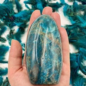 Blue Apatite Crystal‎